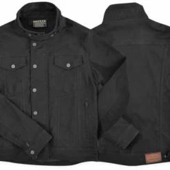 Rokker Black Jakket Bikerjacke