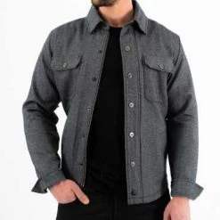 Rokker Boston Rider Shirt Grau