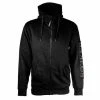 Rokker Zip Hoodie, Schwarz