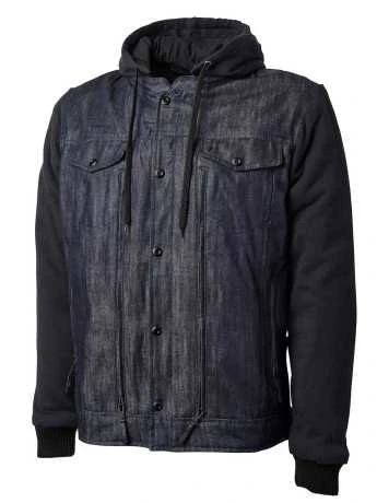 Roland Sands Design Roland Sands Anaheim 74 Jacke Schwarz & Denim Blau 1 Roland Sands Design Roland Sands Anaheim 74 Jacke Schwarz & Denim Blau