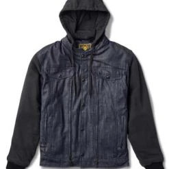Roland Sands Design Roland Sands Anaheim 74 Jacke Schwarz & Denim Blau 7 Roland Sands Design Roland Sands Anaheim 74 Jacke Schwarz & Denim Blau -jacket shop roland sands anaheim74 denim3