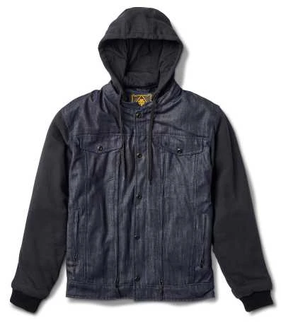 Roland Sands Design Roland Sands Anaheim 74 Jacke Schwarz & Denim Blau 3 Roland Sands Design Roland Sands Anaheim 74 Jacke Schwarz & Denim Blau – Bild 3