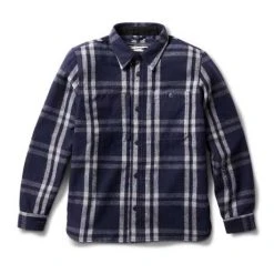 Roland Sands Design Roland Sands Buellton Motorradhemd Navy Blau -jacket shop roland sands buellton blue3