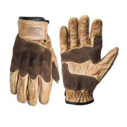 Fuel Motorcycles Fuel Rodeo Glove Handschuhe Gelb/braun