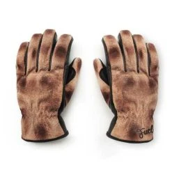 Fuel Motorcycles Fuel Track Glove Handschuhe Braun