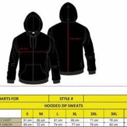 West Coast Choppers Cross Panel Zip Hoodie Schwarz -jacket shop westcoast hood size1